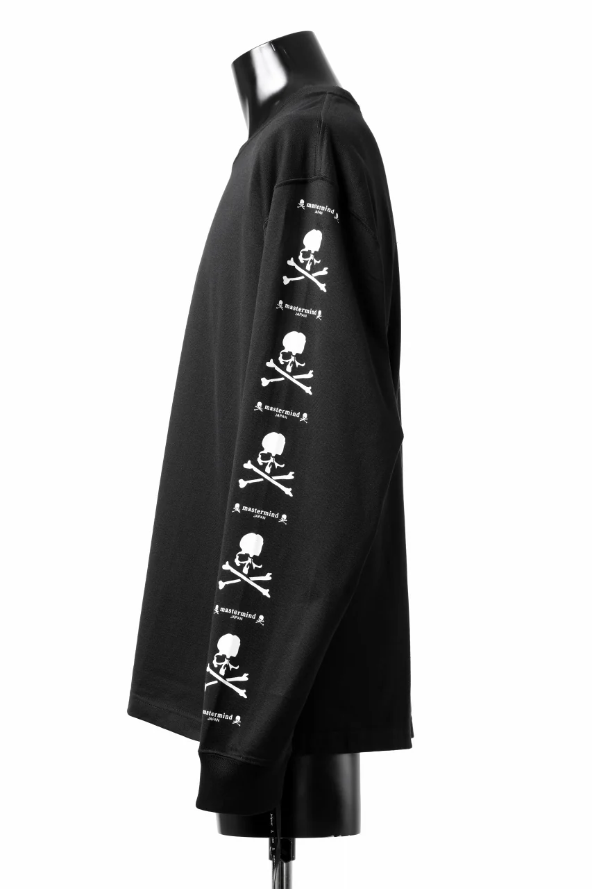 mastermind JAPAN LONG SLEEVE TOPS / REGULAR FIT (BLACK) - Image 3