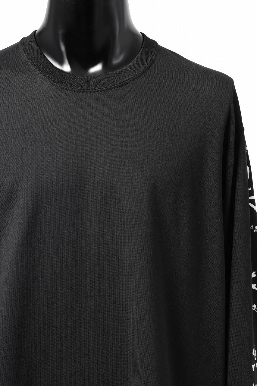 mastermind JAPAN LONG SLEEVE TOPS / REGULAR FIT (BLACK) - Image 5