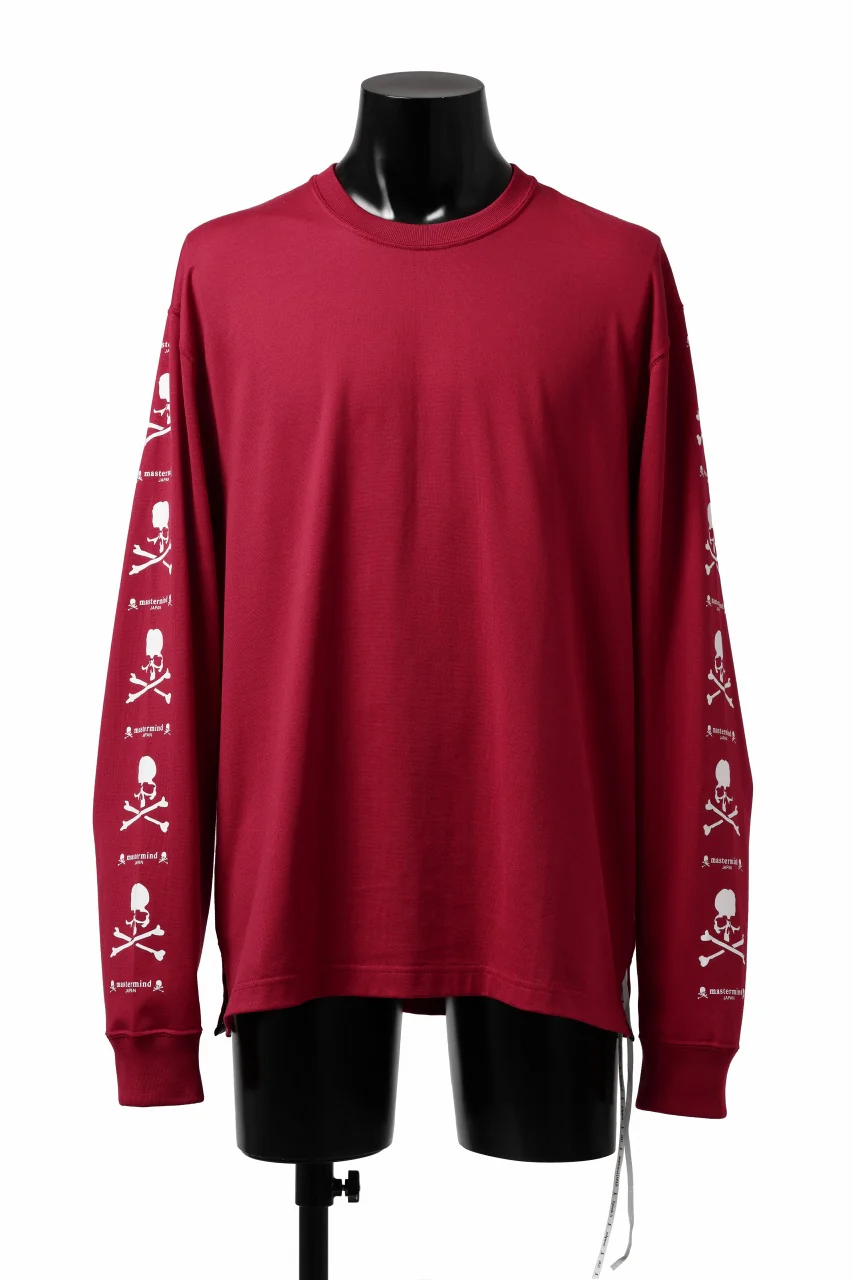 mastermind JAPAN LONG SLEEVE TOPS / REGULAR FIT (RED)