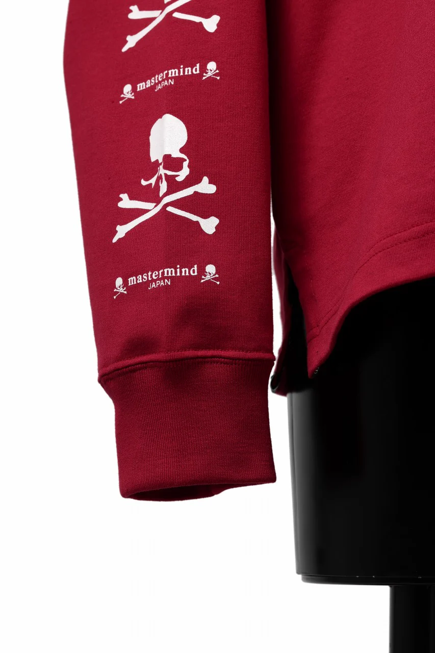 mastermind JAPAN LONG SLEEVE TOPS / REGULAR FIT (RED) - Image 11