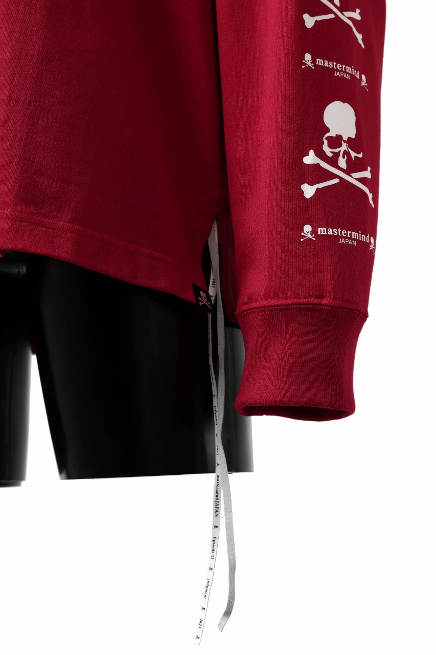 mastermind JAPAN LONG SLEEVE TOPS / REGULAR FIT (RED) - Image 12
