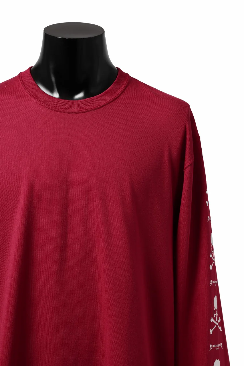 mastermind JAPAN LONG SLEEVE TOPS / REGULAR FIT (RED) - Image 5
