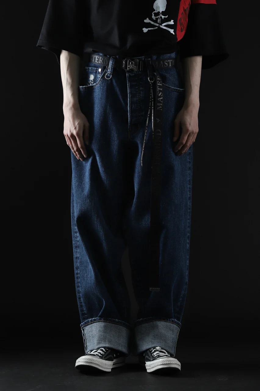mastermind JAPAN LOOSEYFIT JEANS / 2WAY STRETCH DENIM (INDIGO) - Image 26
