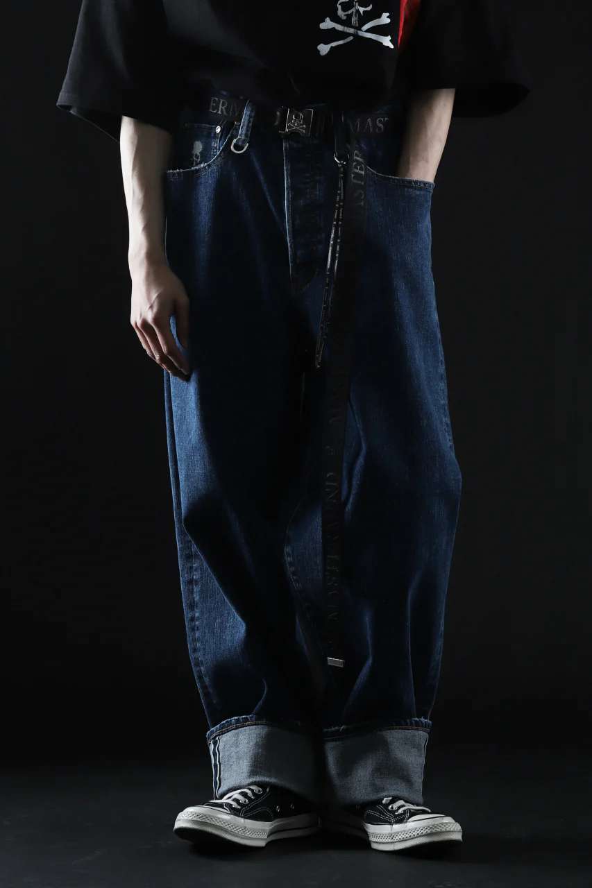 mastermind JAPAN LOOSEYFIT JEANS / 2WAY STRETCH DENIM (INDIGO) - Image 27