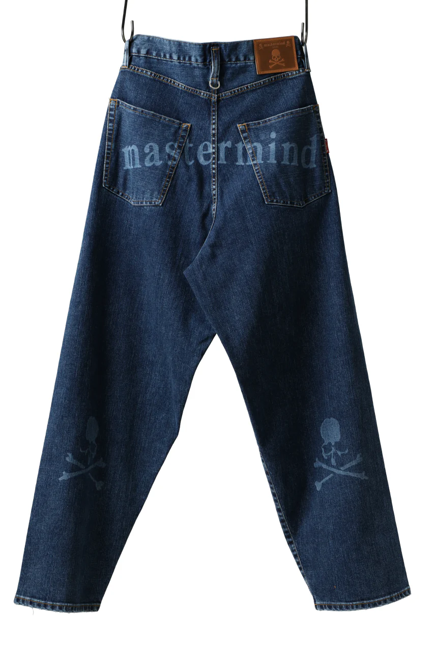 mastermind JAPAN LOOSEYFIT JEANS / 2WAY STRETCH DENIM (INDIGO) - Image 3