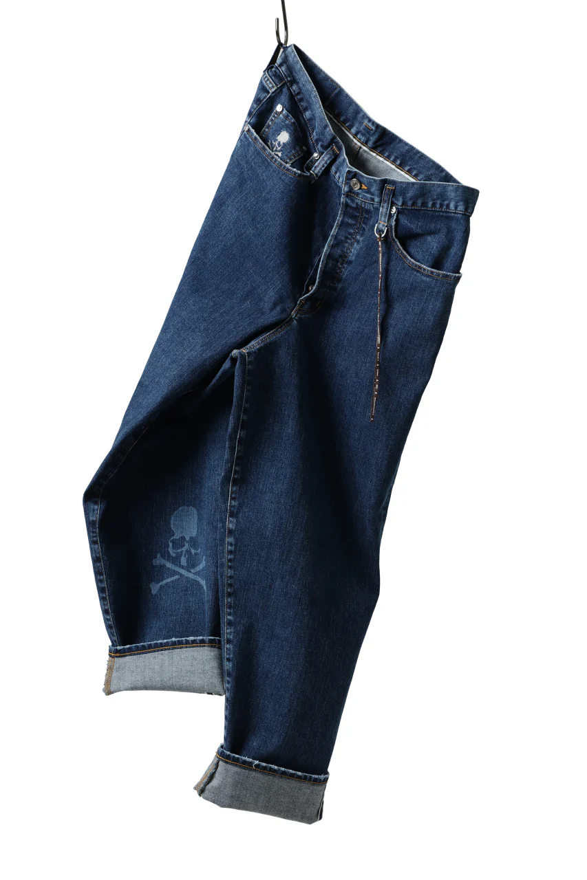 mastermind JAPAN LOOSEYFIT JEANS / 2WAY STRETCH DENIM (INDIGO) - Image 4