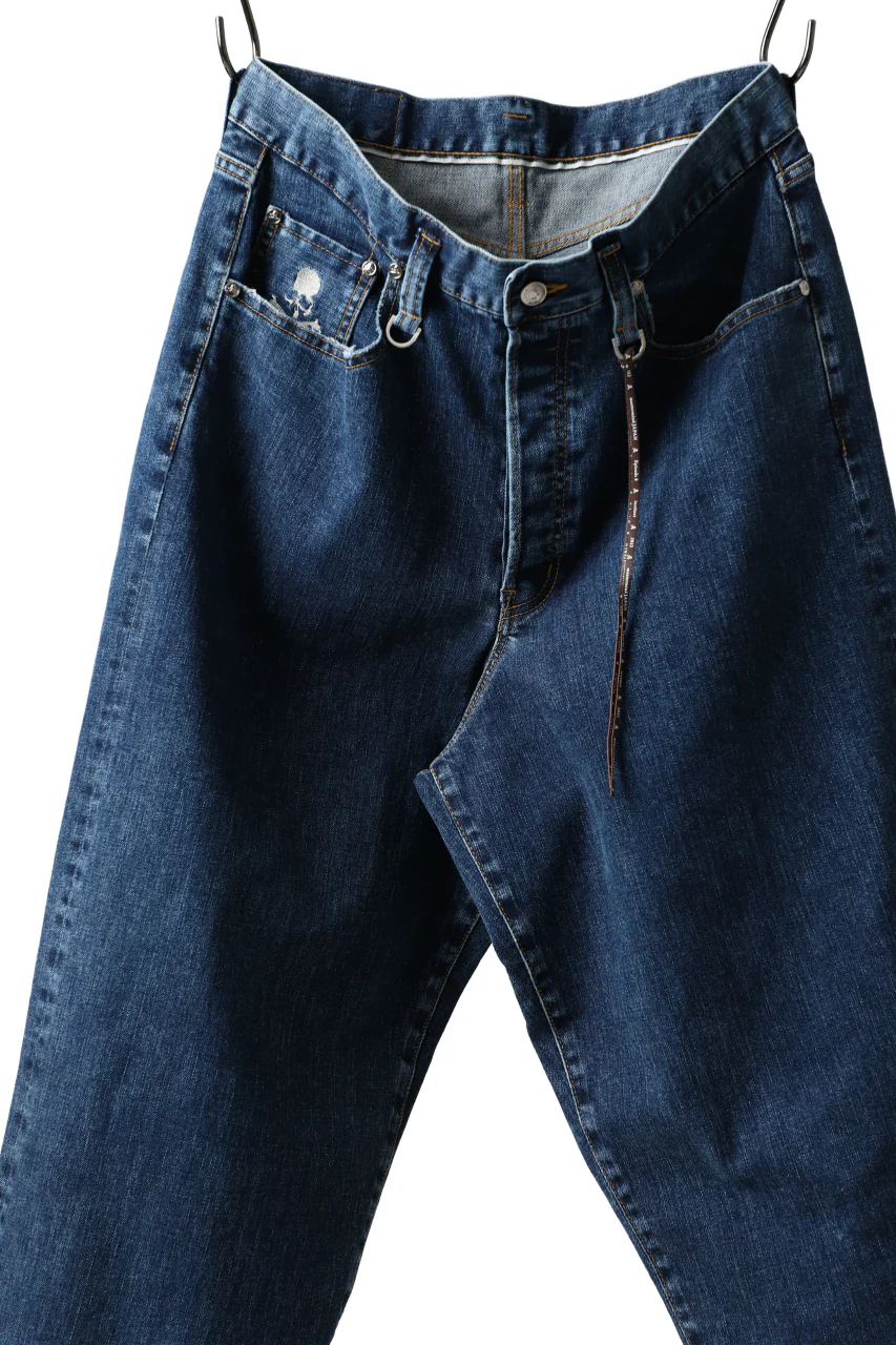 mastermind JAPAN LOOSEYFIT JEANS / 2WAY STRETCH DENIM (INDIGO) - Image 5