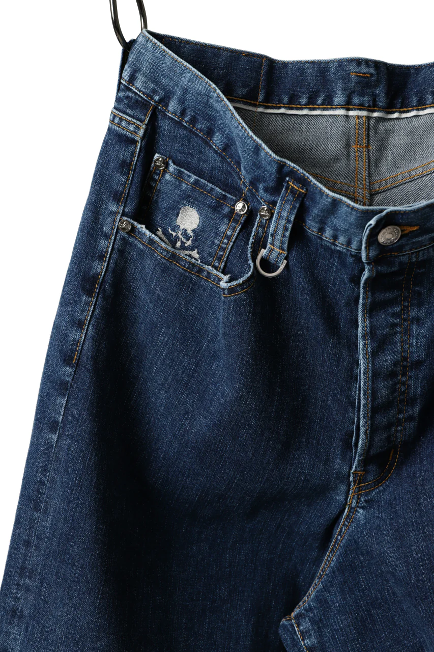 mastermind JAPAN LOOSEYFIT JEANS / 2WAY STRETCH DENIM (INDIGO) - Image 7