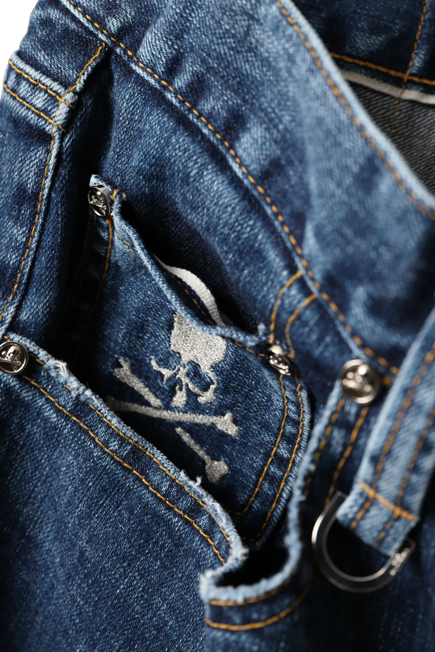 mastermind JAPAN LOOSEYFIT JEANS / 2WAY STRETCH DENIM (INDIGO) - Image 9