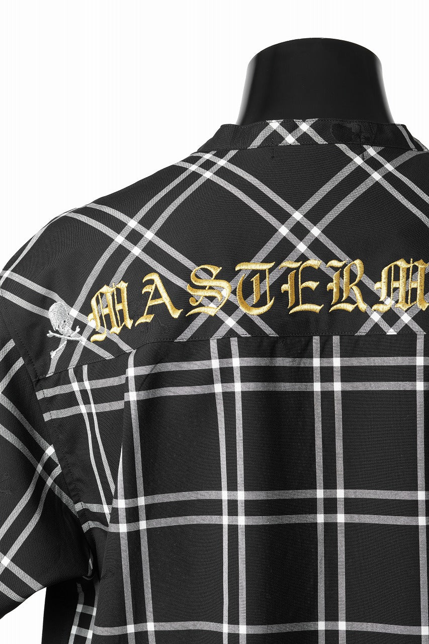 mastermind JAPAN MIXED-FABRIC POCKET SS TEE / REGULAR FIT (BLACK x BLACK) - Image 7