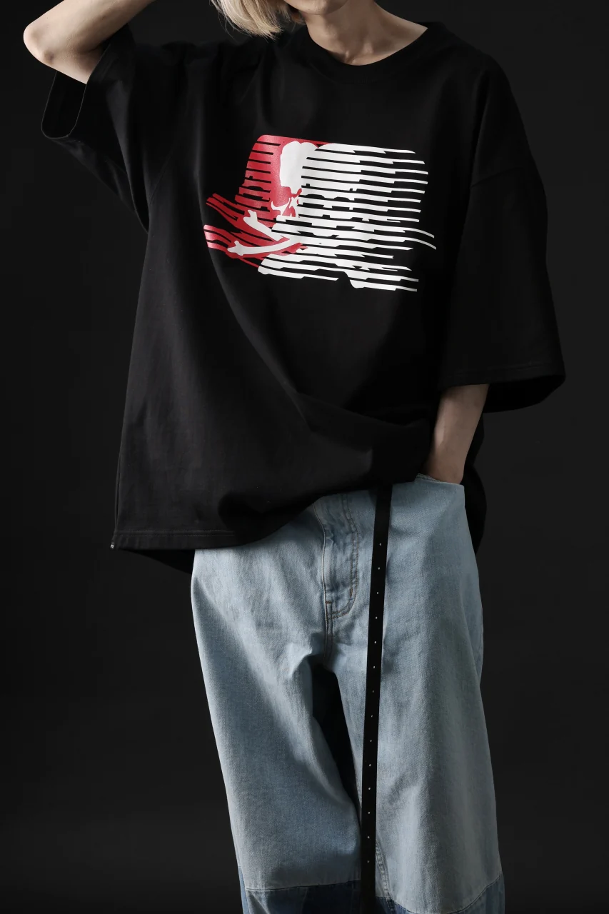 mastermind JAPAN MOVING SKULL TEE / BOXY FIT (BLACK) - Image 2