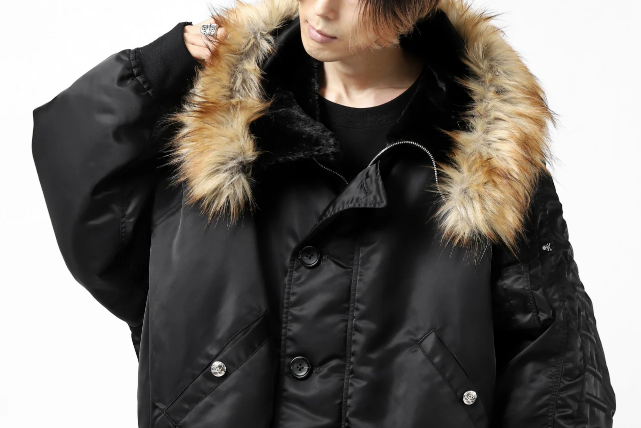 mastermind JAPAN N-2B HEAVY-ZONE FLIGHT JACKET (BLACK) - Image 103