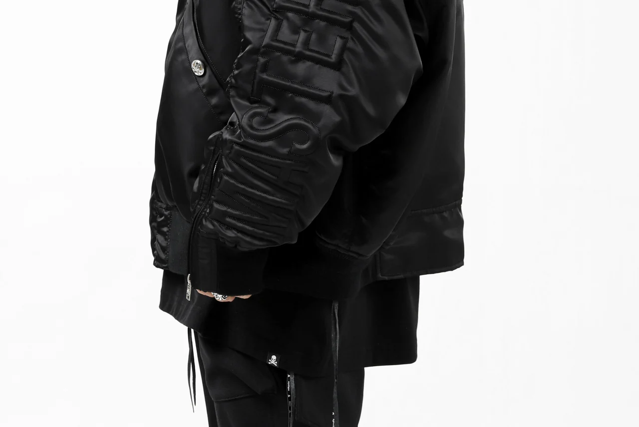 mastermind JAPAN N-2B HEAVY-ZONE FLIGHT JACKET (BLACK) - Image 105