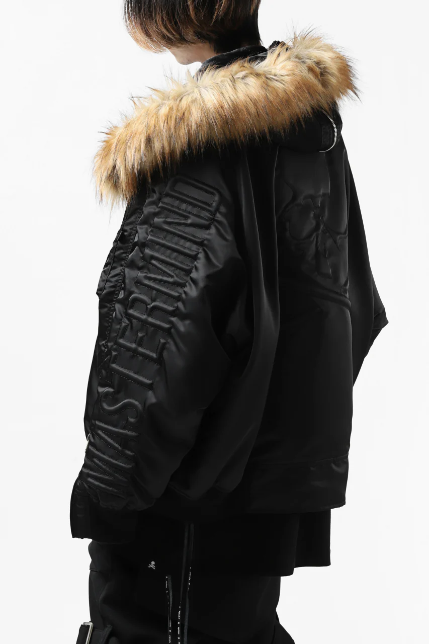 mastermind JAPAN N-2B HEAVY-ZONE FLIGHT JACKET (BLACK) - Image 15