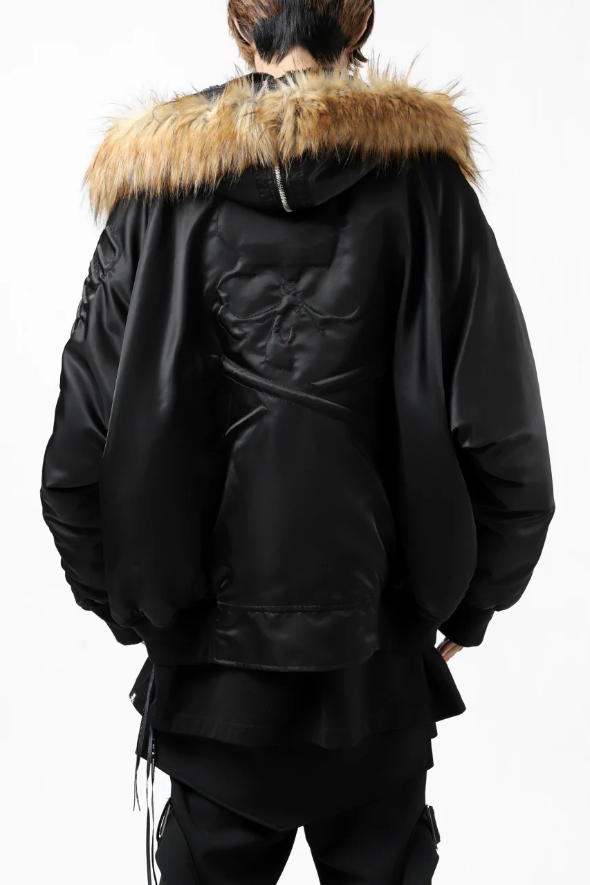 mastermind JAPAN N-2B HEAVY-ZONE FLIGHT JACKET (BLACK) - Image 16