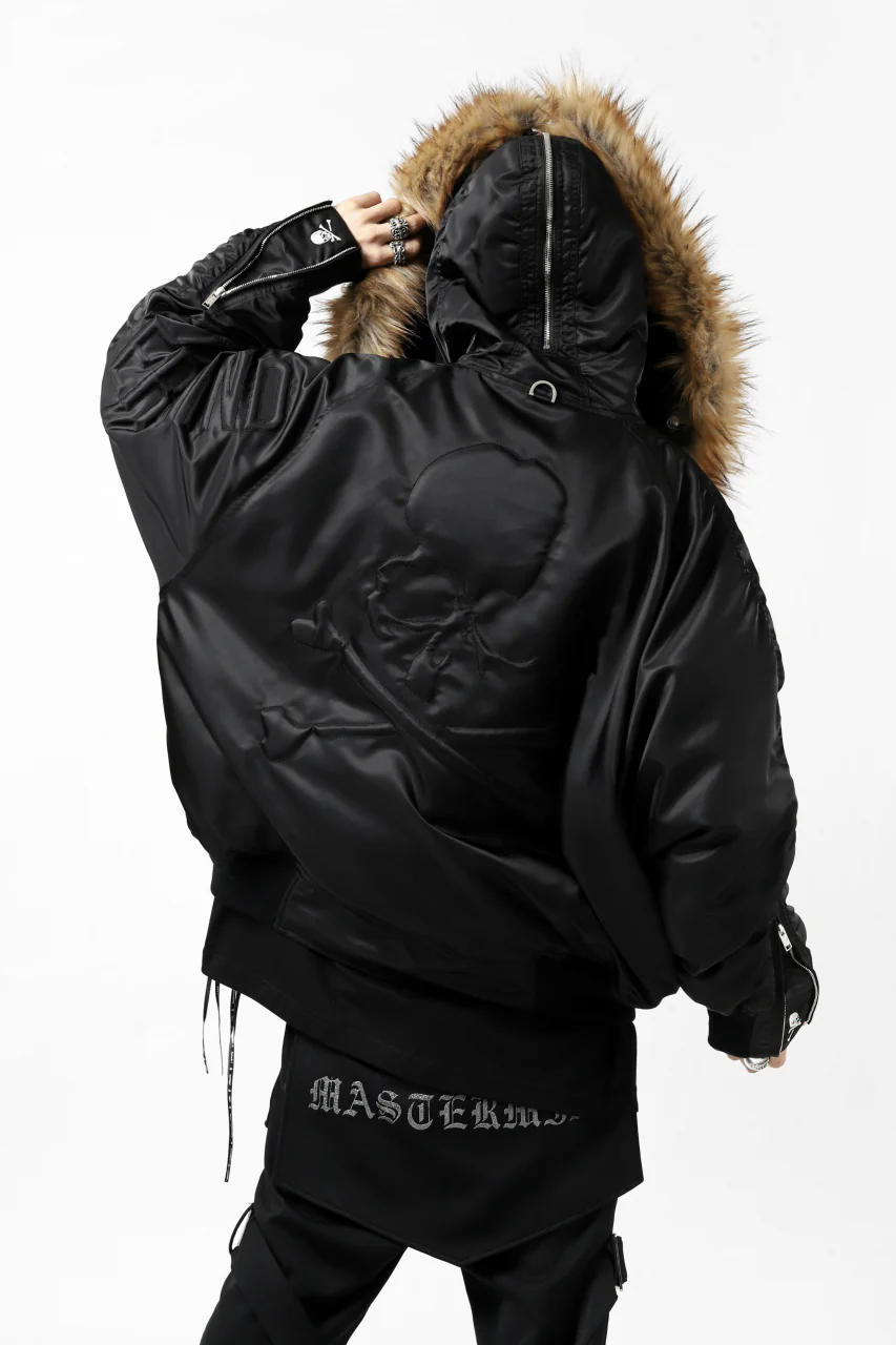 mastermind JAPAN N-2B HEAVY-ZONE FLIGHT JACKET (BLACK) - Image 17
