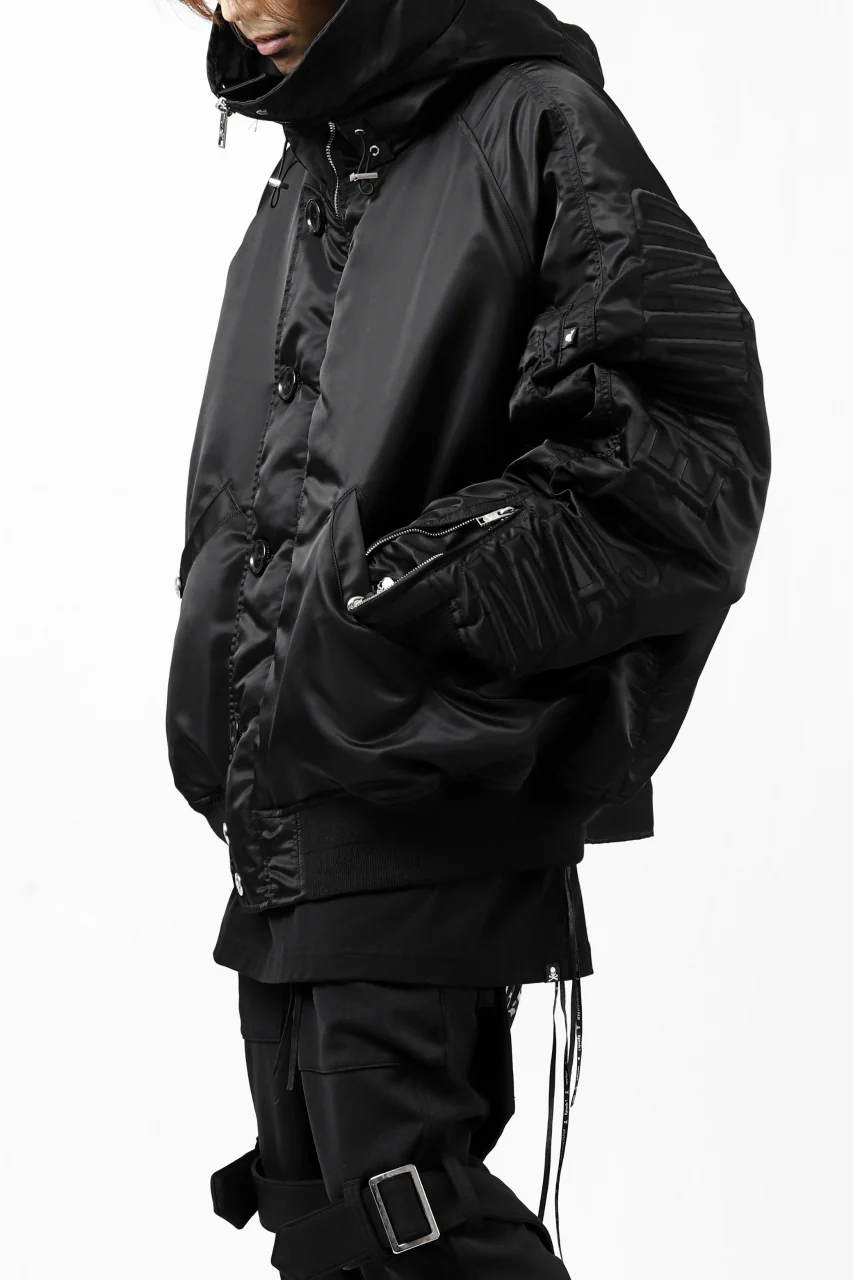 mastermind JAPAN N-2B HEAVY-ZONE FLIGHT JACKET (BLACK) - Image 23