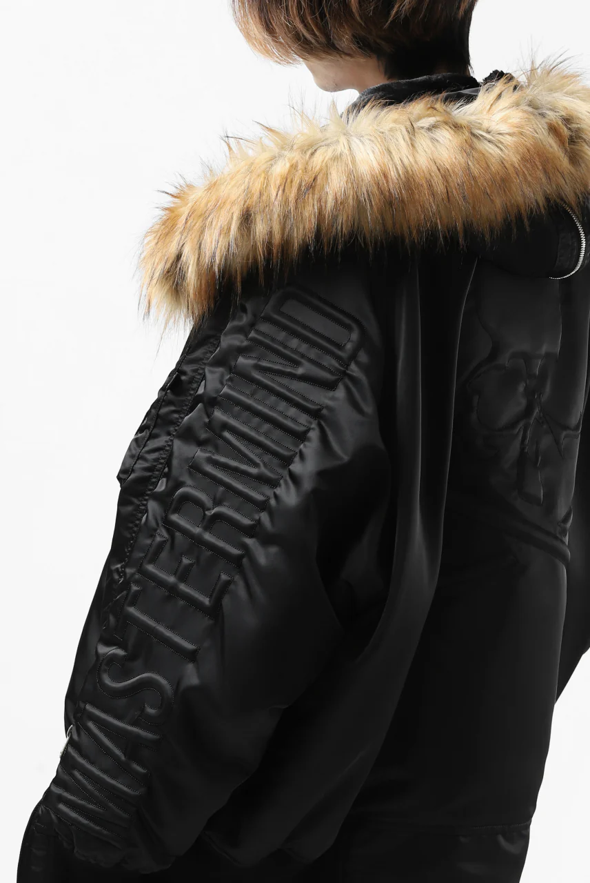 mastermind JAPAN N-2B HEAVY-ZONE FLIGHT JACKET (BLACK) - Image 30