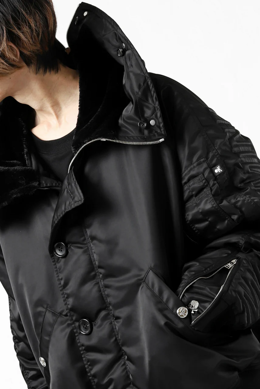 mastermind JAPAN N-2B HEAVY-ZONE FLIGHT JACKET (BLACK) - Image 31