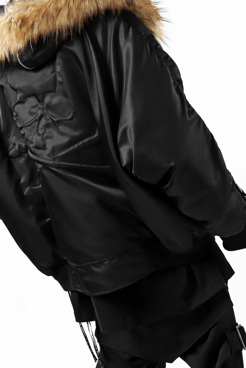 mastermind JAPAN N-2B HEAVY-ZONE FLIGHT JACKET (BLACK) - Image 33