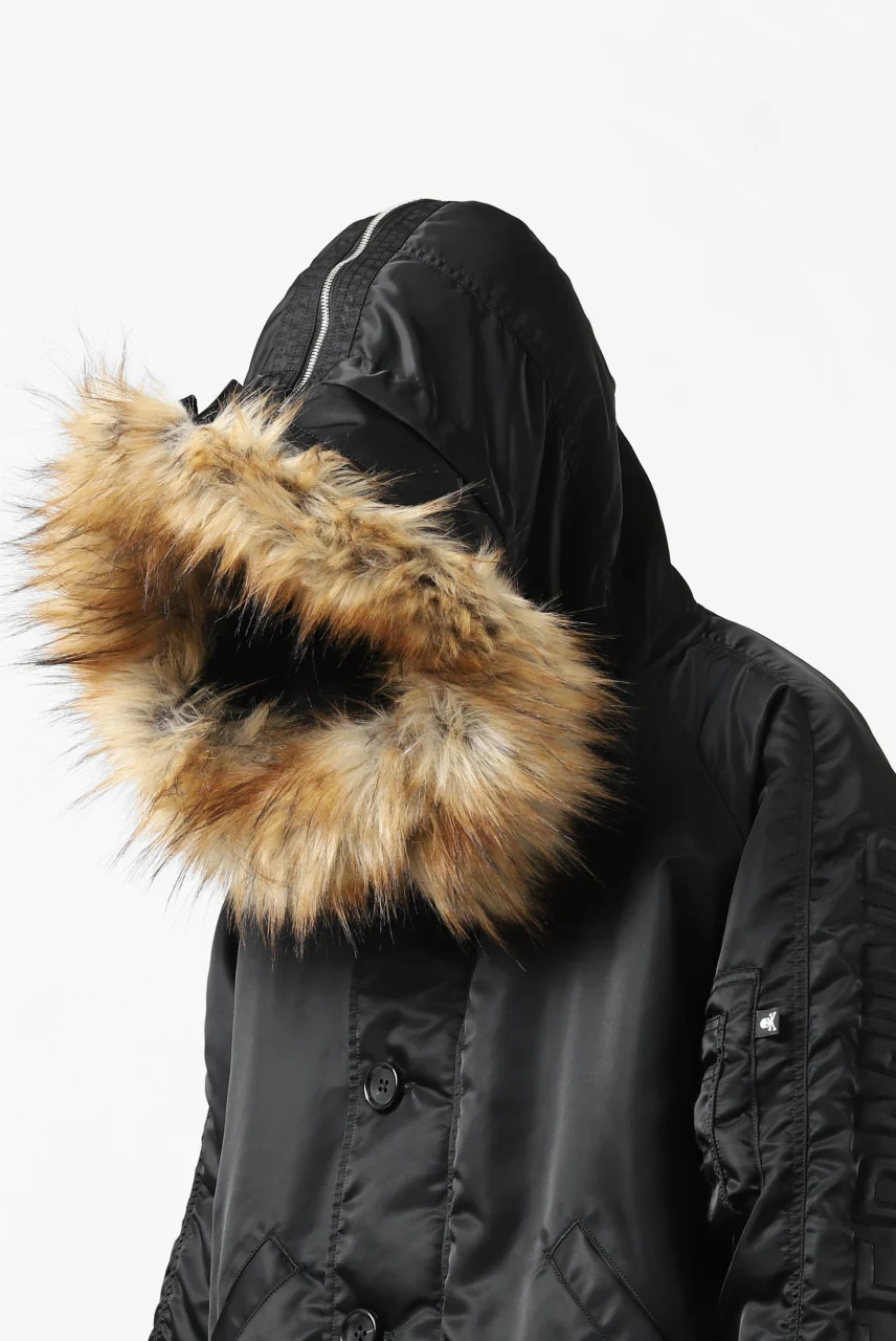 mastermind JAPAN N-2B HEAVY-ZONE FLIGHT JACKET (BLACK) - Image 36