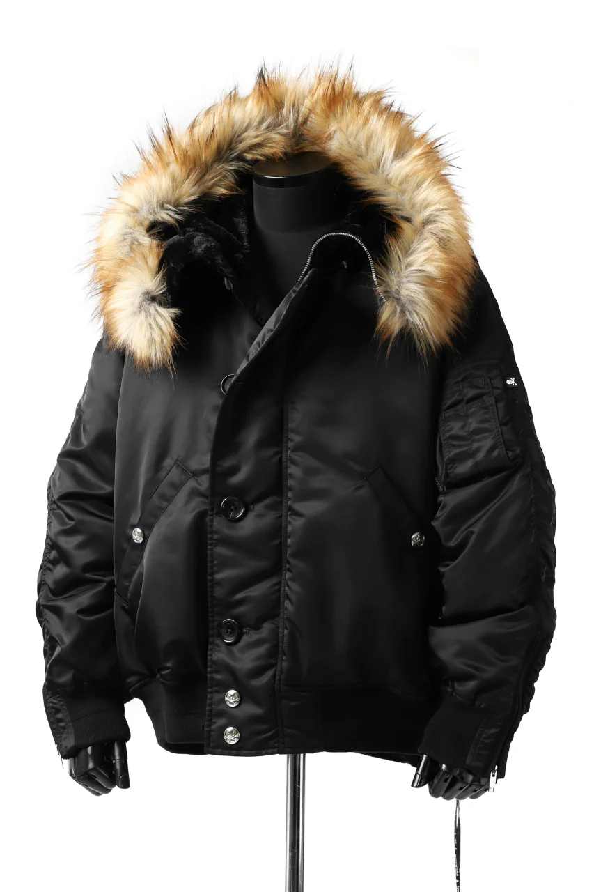 mastermind JAPAN N-2B HEAVY-ZONE FLIGHT JACKET (BLACK) - Image 45