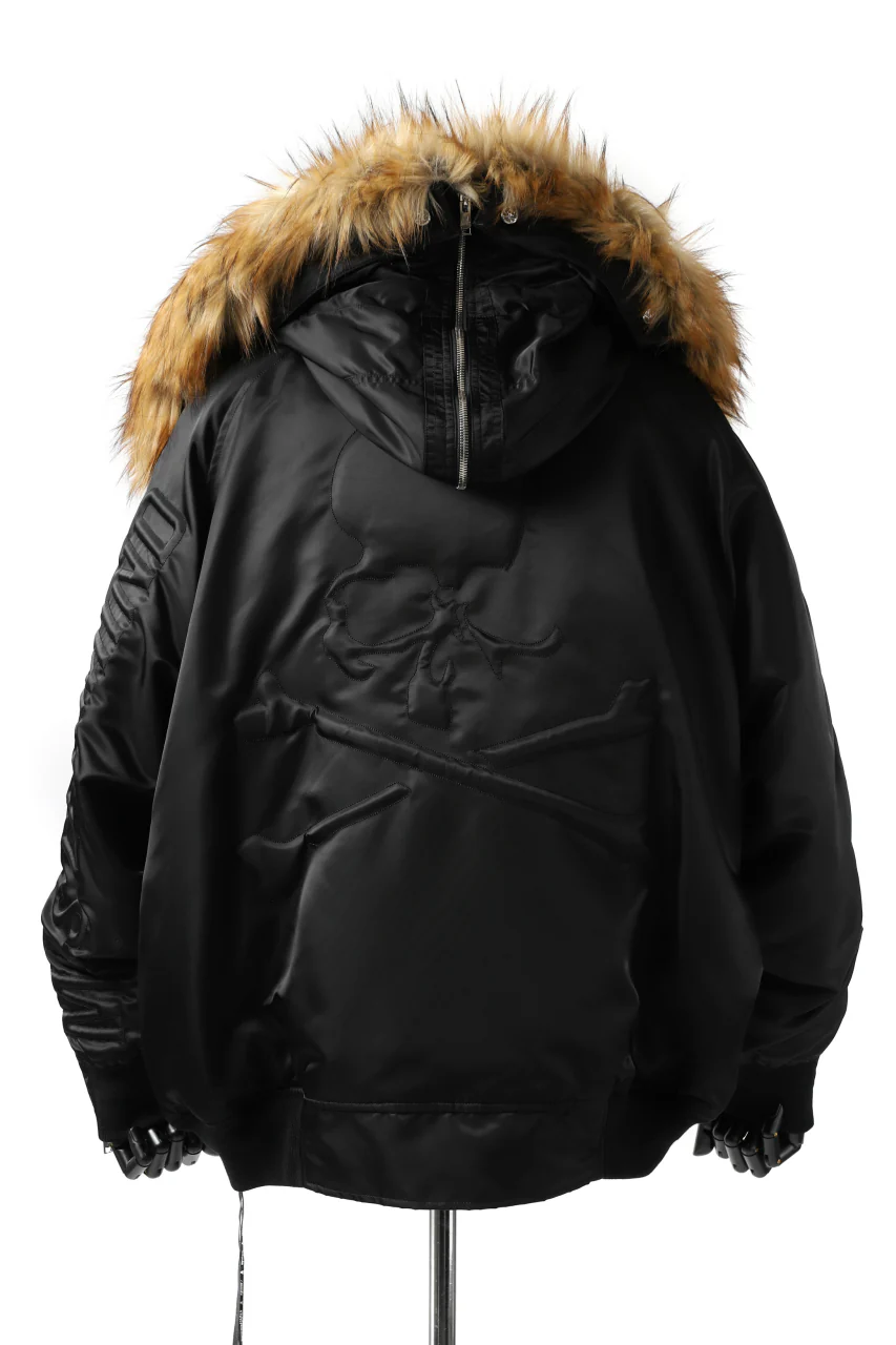 mastermind JAPAN N-2B HEAVY-ZONE FLIGHT JACKET (BLACK) - Image 47