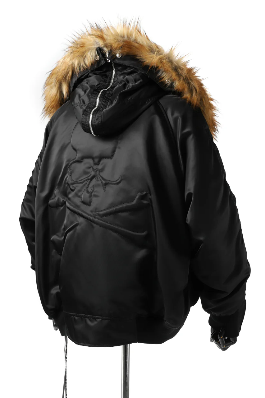 mastermind JAPAN N-2B HEAVY-ZONE FLIGHT JACKET (BLACK) - Image 48