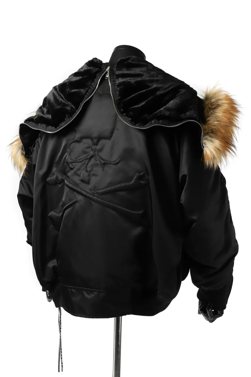 mastermind JAPAN N-2B HEAVY-ZONE FLIGHT JACKET (BLACK) - Image 49