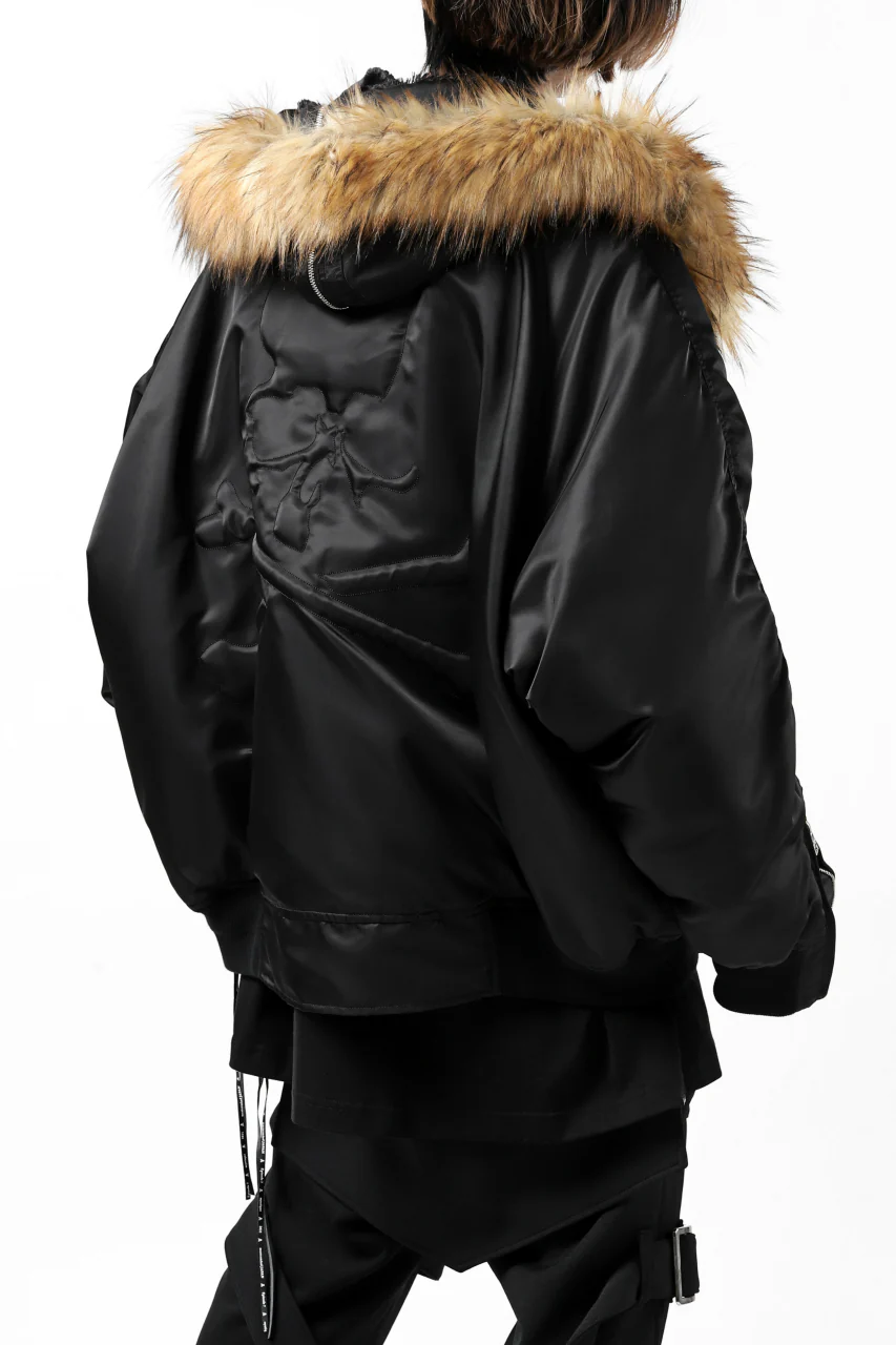 mastermind JAPAN N-2B HEAVY-ZONE FLIGHT JACKET (BLACK) - Image 5