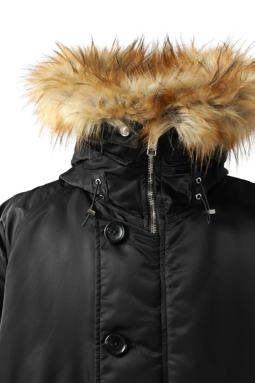mastermind JAPAN N-2B HEAVY-ZONE FLIGHT JACKET (BLACK) - Image 51