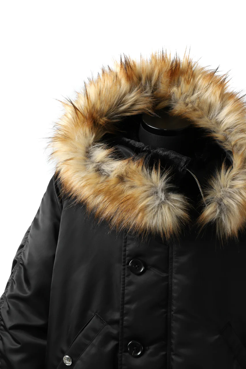 mastermind JAPAN N-2B HEAVY-ZONE FLIGHT JACKET (BLACK) - Image 55