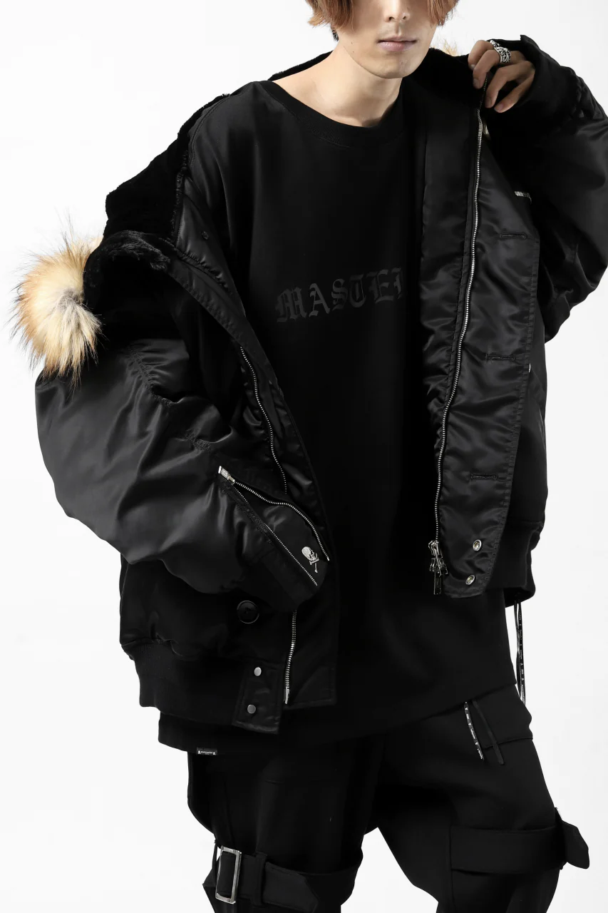 mastermind JAPAN N-2B HEAVY-ZONE FLIGHT JACKET (BLACK) - Image 6