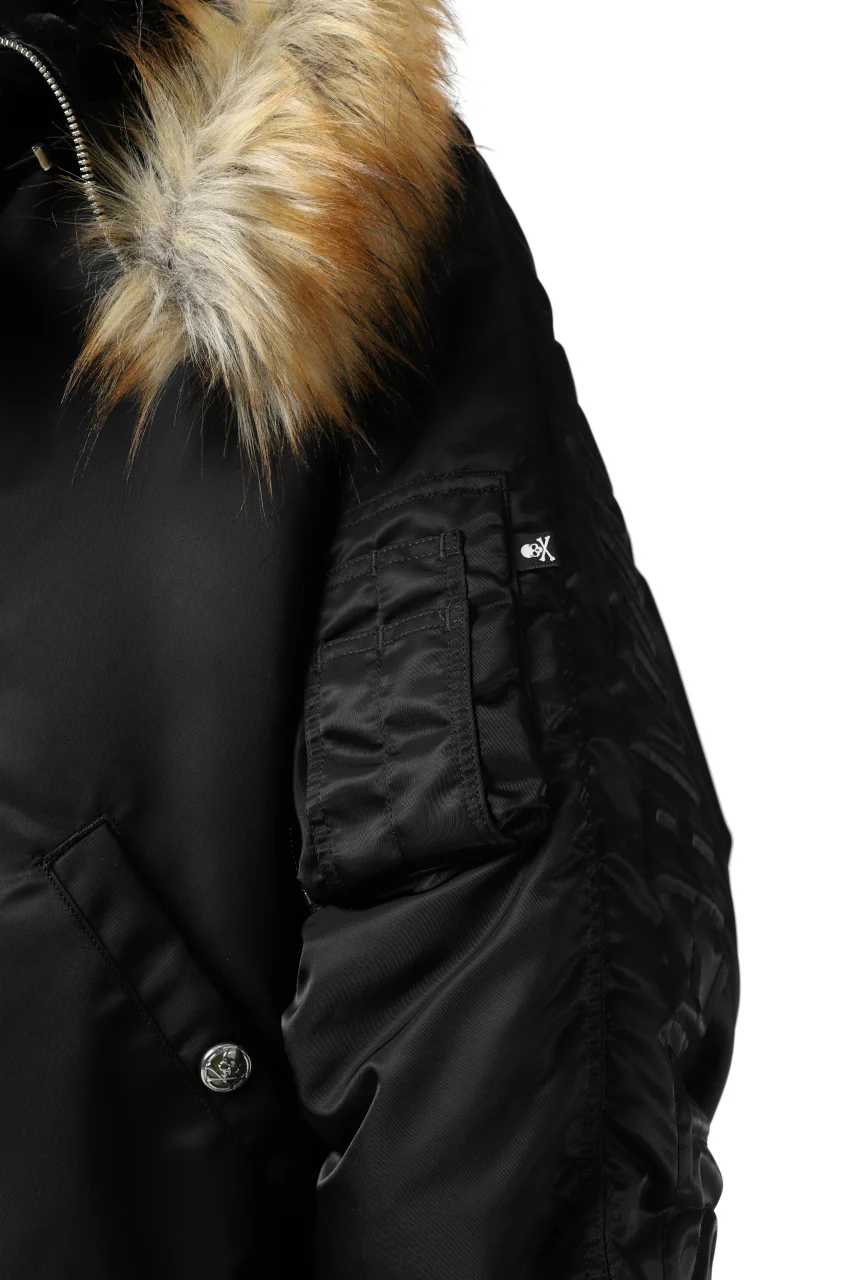 mastermind JAPAN N-2B HEAVY-ZONE FLIGHT JACKET (BLACK) - Image 60