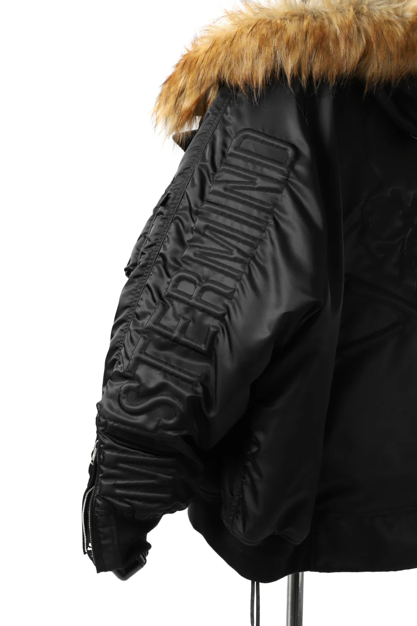 mastermind JAPAN N-2B HEAVY-ZONE FLIGHT JACKET (BLACK) - Image 69