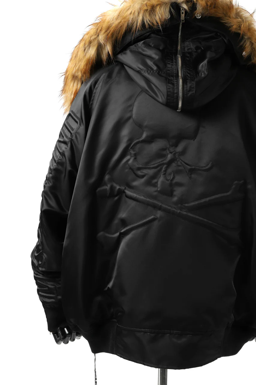 mastermind JAPAN N-2B HEAVY-ZONE FLIGHT JACKET (BLACK) - Image 72