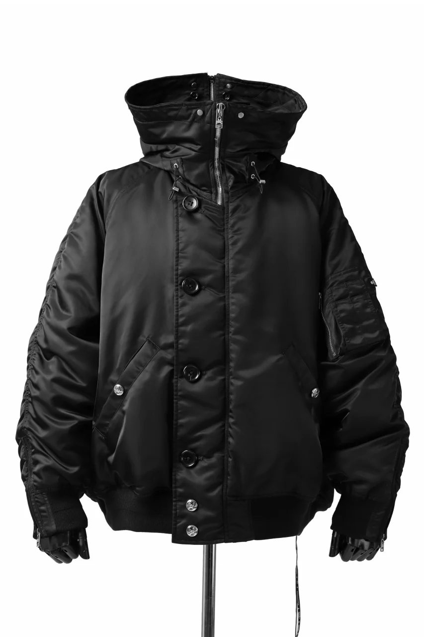 mastermind JAPAN N-2B HEAVY-ZONE FLIGHT JACKET (BLACK) - Image 75