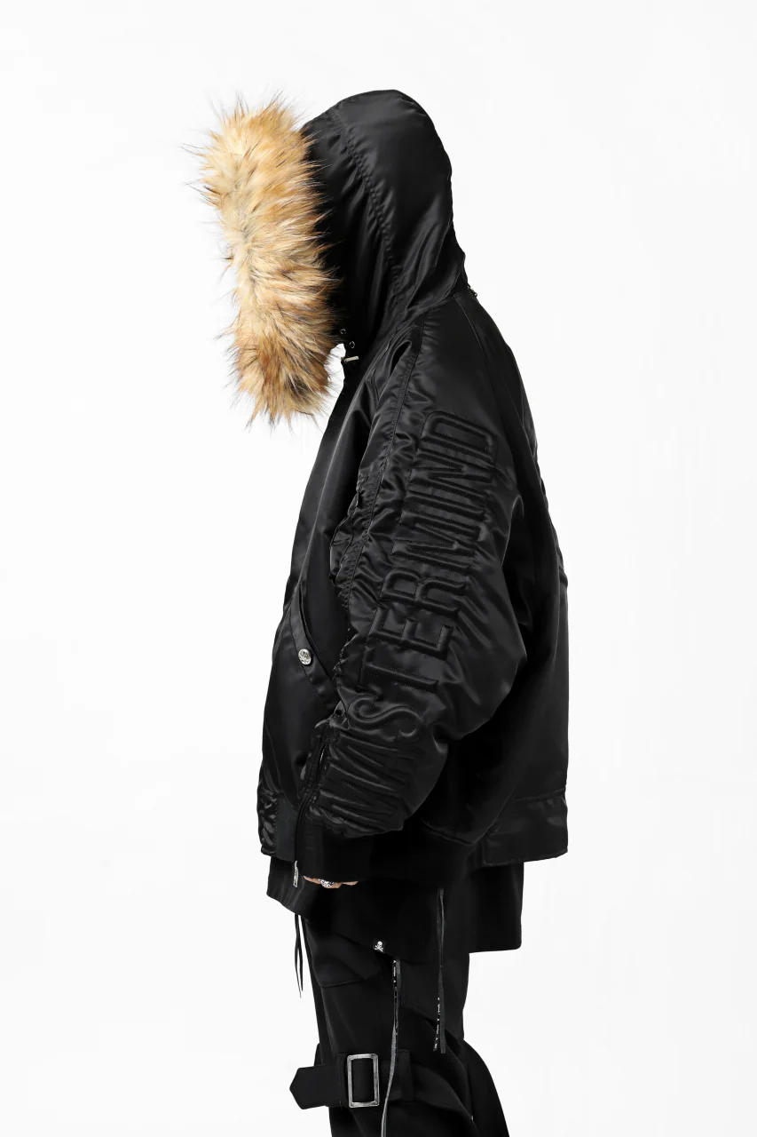 mastermind JAPAN N-2B HEAVY-ZONE FLIGHT JACKET (BLACK) - Image 8