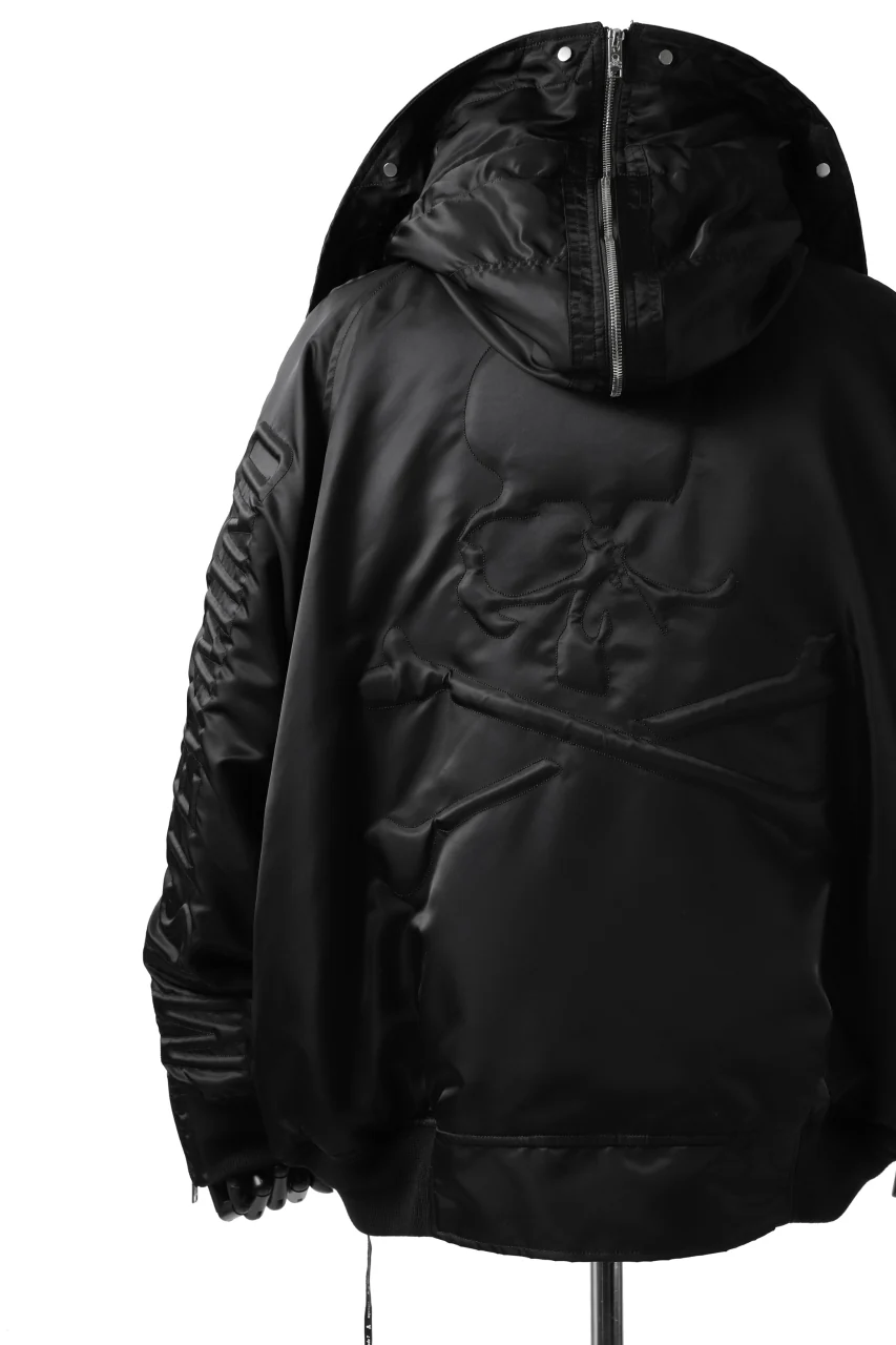 mastermind JAPAN N-2B HEAVY-ZONE FLIGHT JACKET (BLACK) - Image 82