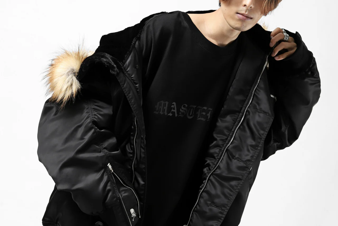 mastermind JAPAN N-2B HEAVY-ZONE FLIGHT JACKET (BLACK) - Image 96