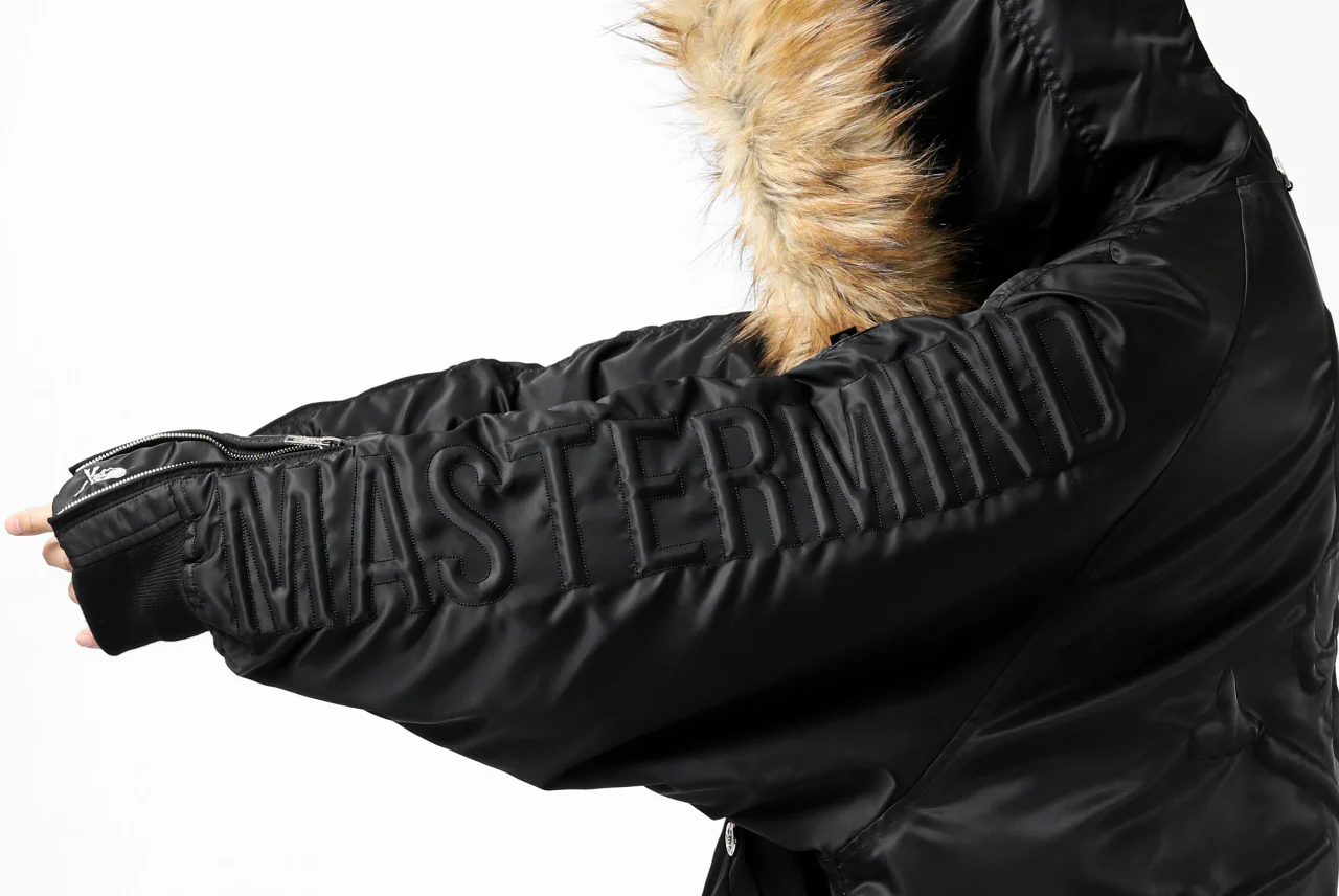 mastermind JAPAN N-2B HEAVY-ZONE FLIGHT JACKET (BLACK) - Image 99