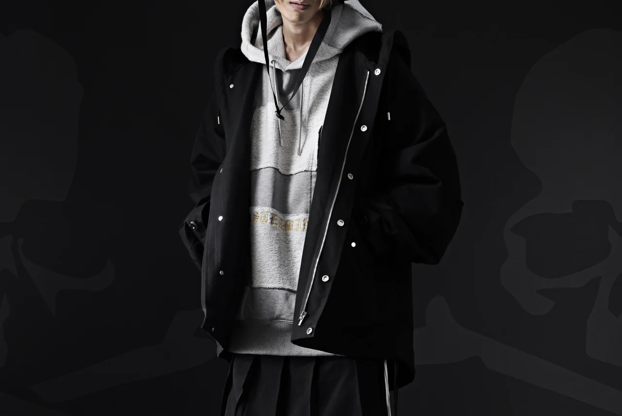 mastermind JAPAN OVERSIZED SHORT MODSCOAT / PRIMALOFT (BLACK) - Image 48