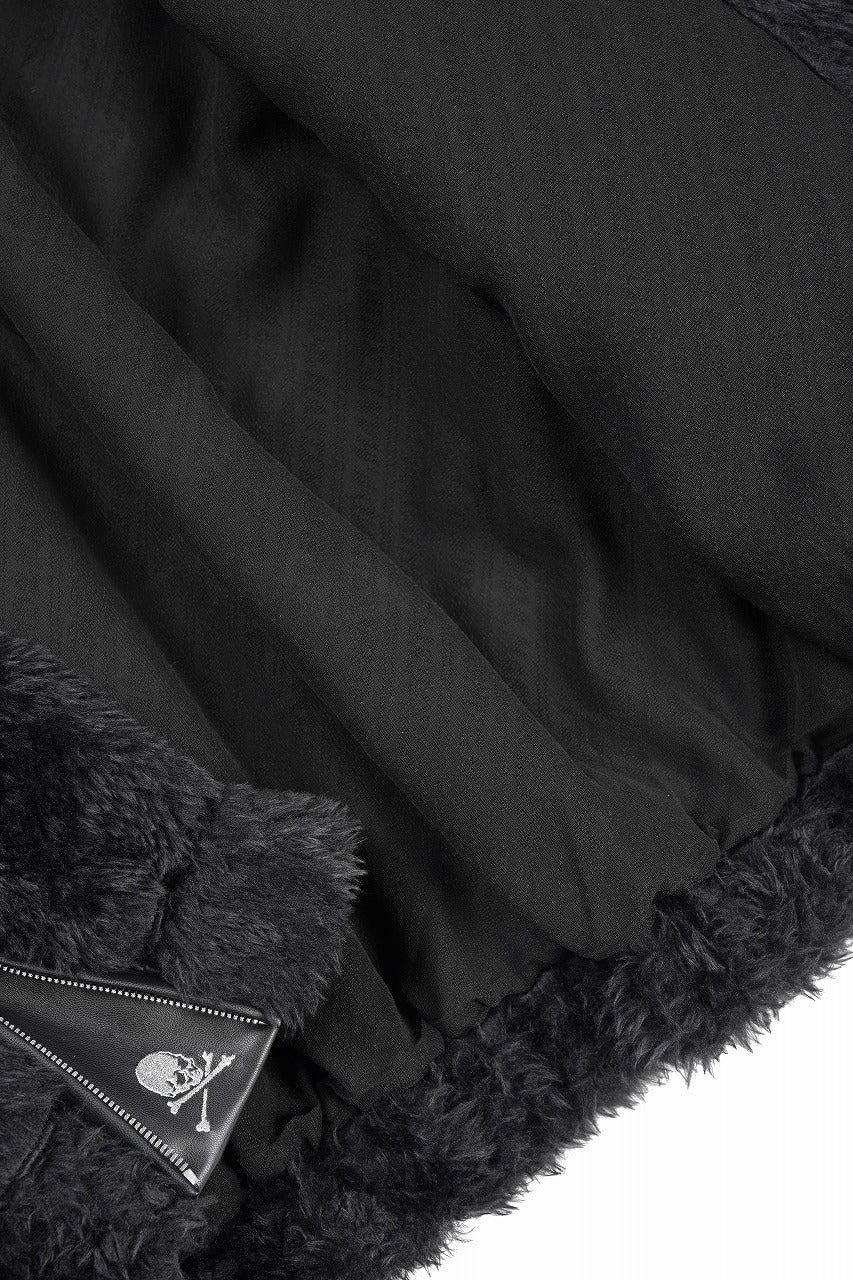 mastermind JAPAN POLAR BEAR ZIP-UP HOODED BLOUSON (BLACK) - Image 21