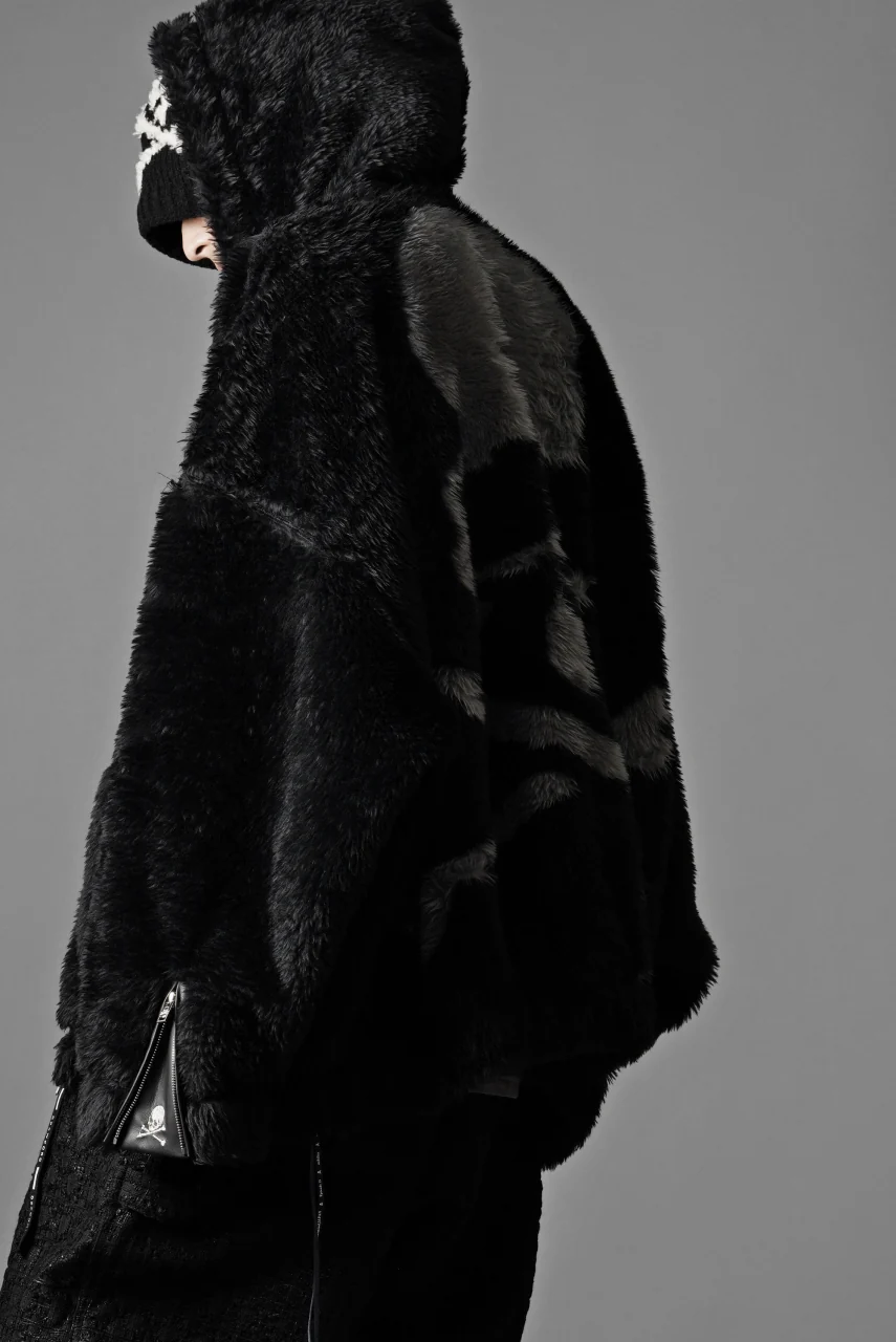 mastermind JAPAN POLAR BEAR ZIP-UP HOODED BLOUSON (BLACK) - Image 29