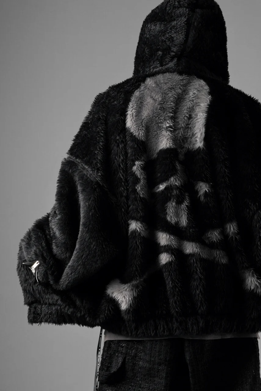 mastermind JAPAN POLAR BEAR ZIP-UP HOODED BLOUSON (BLACK) - Image 30