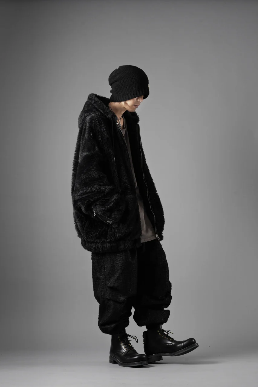mastermind JAPAN POLAR BEAR ZIP-UP HOODED BLOUSON (BLACK) - Image 32
