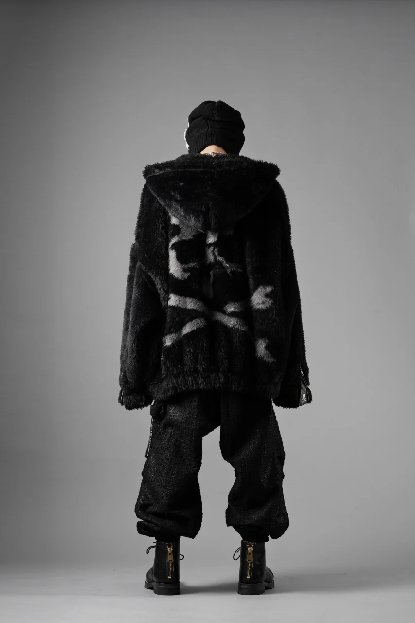 mastermind JAPAN POLAR BEAR ZIP-UP HOODED BLOUSON (BLACK) - Image 33