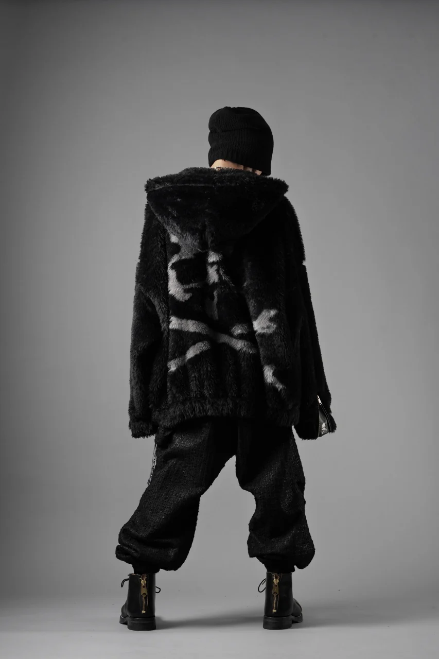 mastermind JAPAN POLAR BEAR ZIP-UP HOODED BLOUSON (BLACK) - Image 36