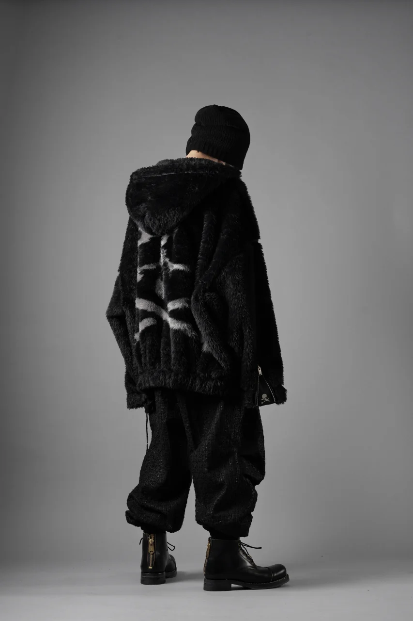 mastermind JAPAN POLAR BEAR ZIP-UP HOODED BLOUSON (BLACK) - Image 37