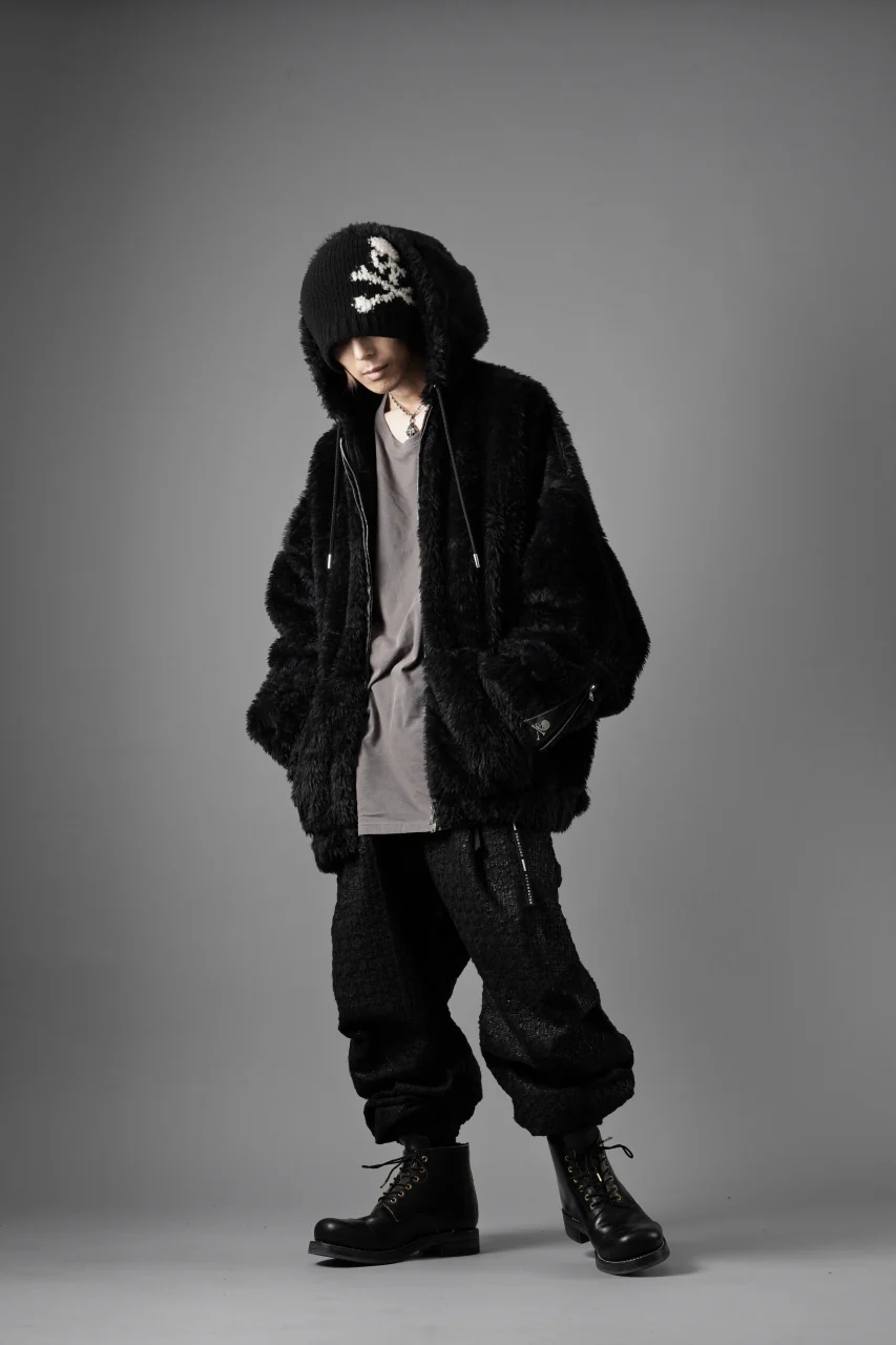 mastermind JAPAN POLAR BEAR ZIP-UP HOODED BLOUSON (BLACK) - Image 41